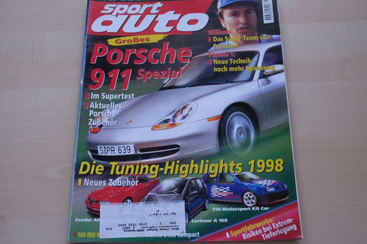 Deckblatt Sport Auto (01/1998)